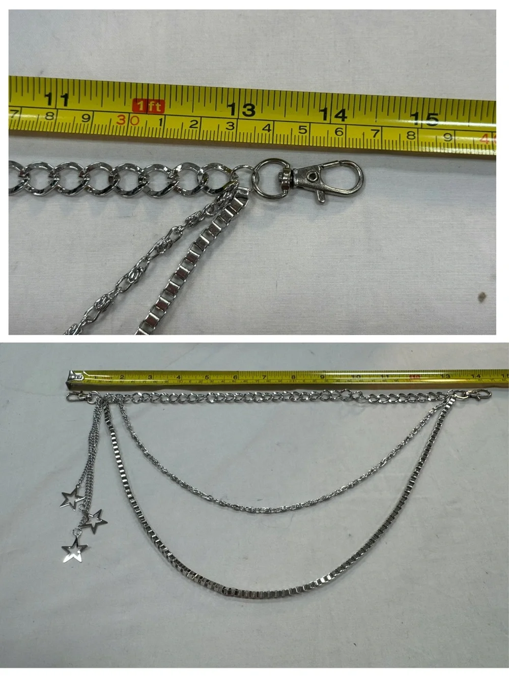 Stars Bag/wallet multi-layer chain 14”